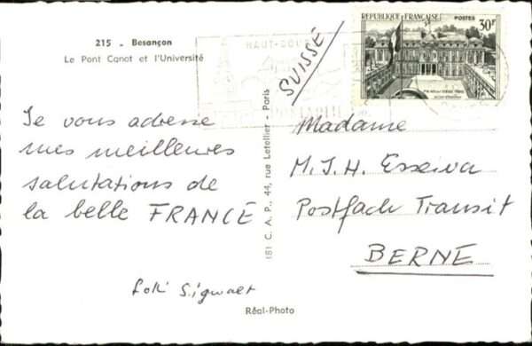 Besancon Doubs Pont Canot
Universite – Bild 2