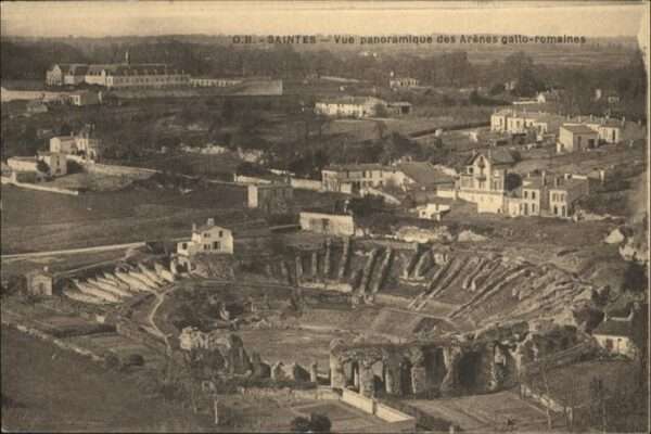 Saintes Vue panoramiques des Arènes gallo-romai