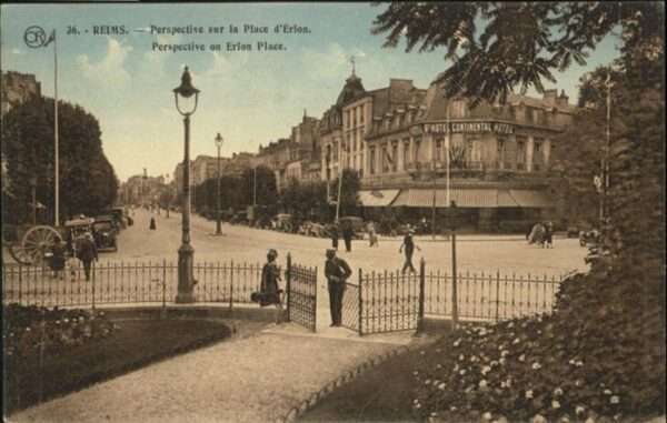 Reims Champagne Ardenne Place d`Erlos