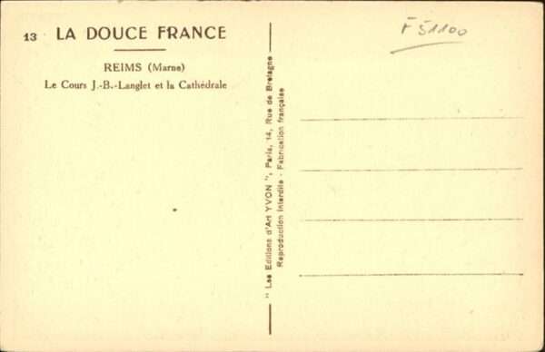 Reims Champagne Ardenne Le Cours – Bild 2