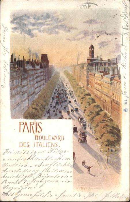 Paris Boulevard des Italiens