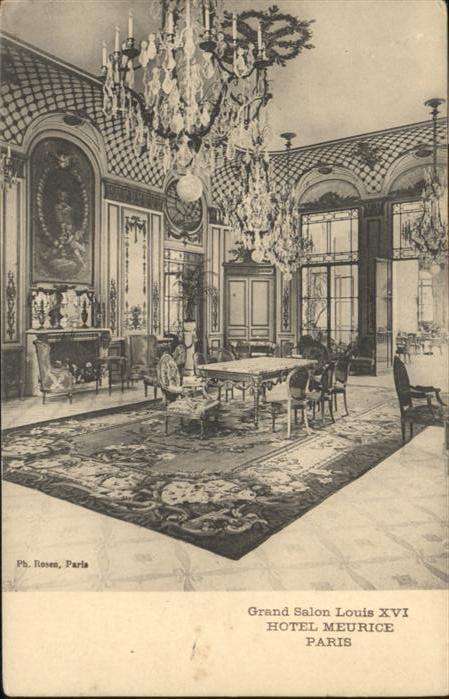 Paris Hotel Meurice
Grand Salon Louis XVI
