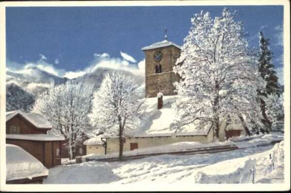 Adelboden Kirche Wildstrubel
