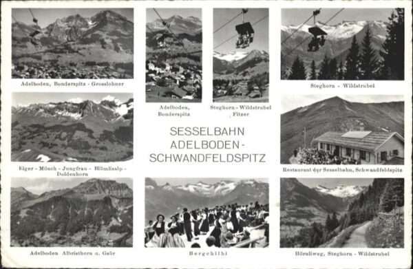 Adelboden Steghorn Wildstrubel Sesselbahn Restaur