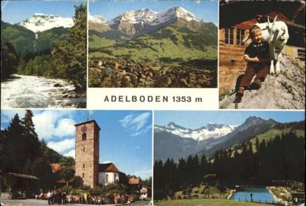 Adelboden Ziege Kind Schwimmbad