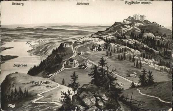 Rigi Kulm Zugersee Rigi Staffel Zürichsee Ütliber