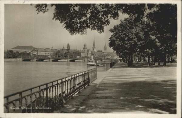 Zuerich Utoquai Brücke