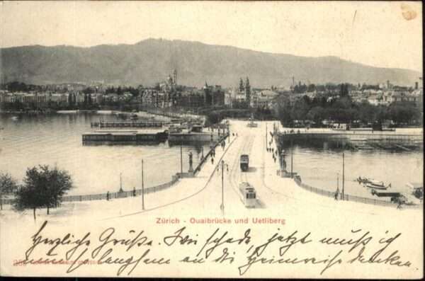 Zuerich Quaibrücke Uetliberg Strassenbahn