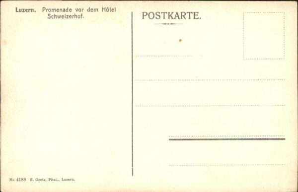 Luzern LU Hotel Schweizerhof – Bild 2