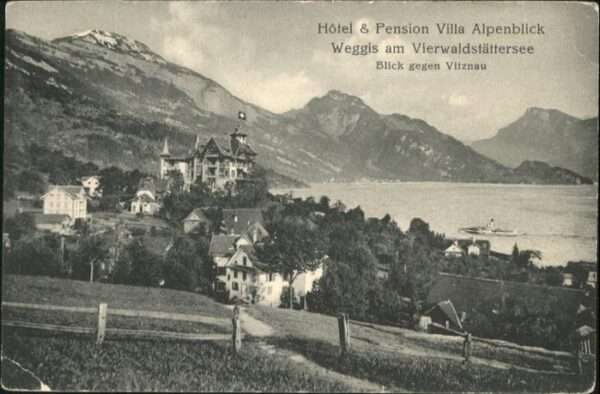 Weggis Vierwaldstaettersee Hotel Pension Villa Alpenblick