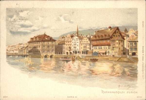 Zuerich Rathausquai