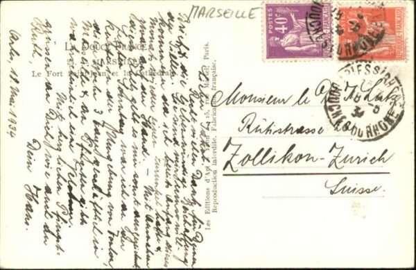 Marseille Bouches-du-Rhone [Handschriftlich] – Bild 2