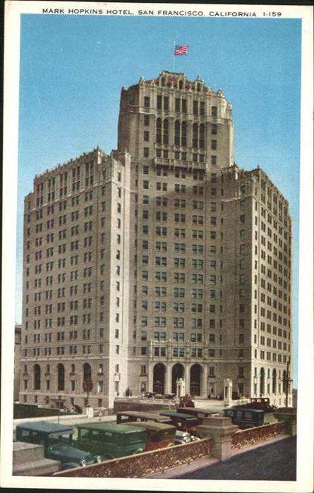 San Francisco California Mark Hopkins Hotel