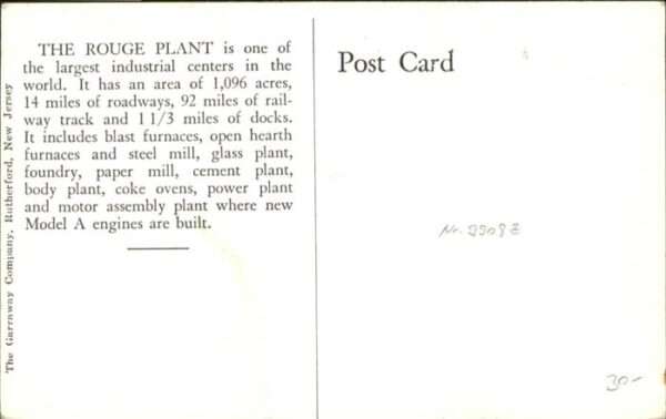 Dearborn Michigan Rouge Plant Ford Motor Company – Bild 2