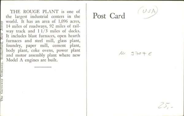 Dearborn Michigan Rouge Plant Ford Motor Company – Bild 2