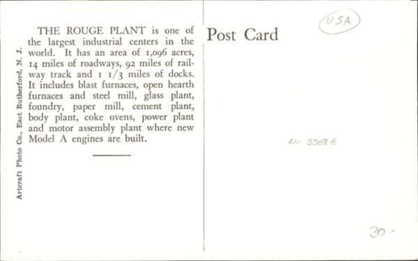 Dearborn Michigan Rouge Plant Ford Motor Company – Bild 2
