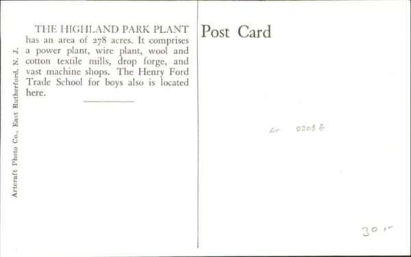 Dearborn Michigan Highland Park Plant Ford Motor Company – Bild 2