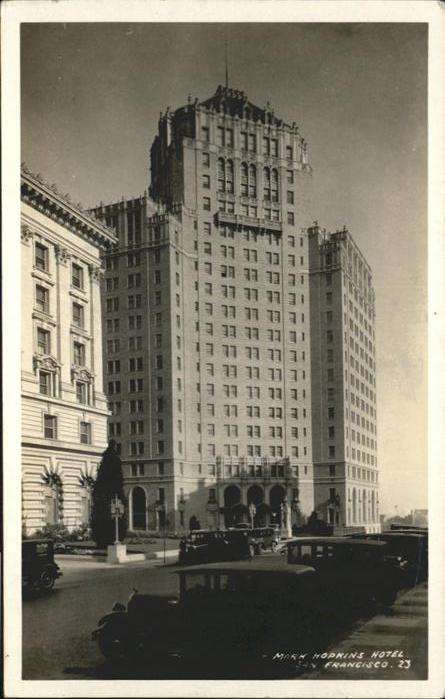 San Francisco California Mark Hopkins Hotel