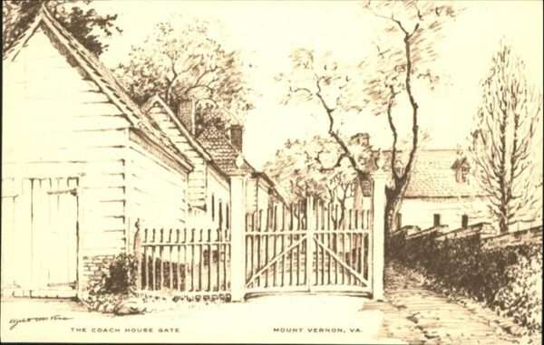 Mount Vernon Virginia Coach House Gate