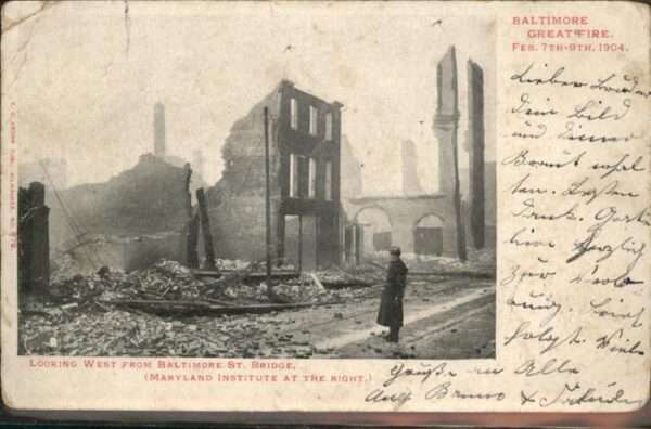 Baltimore Maryland Great Fire