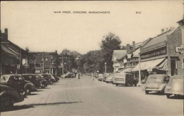 Massachusettl Main Street Concord