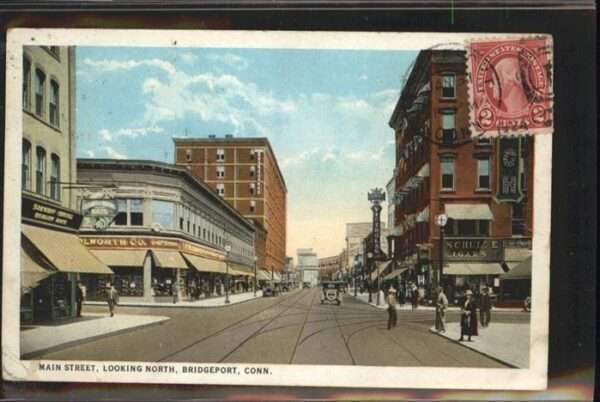 Bridgeport Connecticut Main Street Looking North
