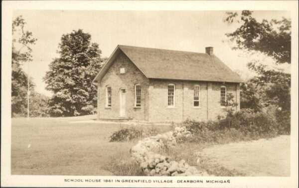 Dearborn Michigan School House Greenfield Village