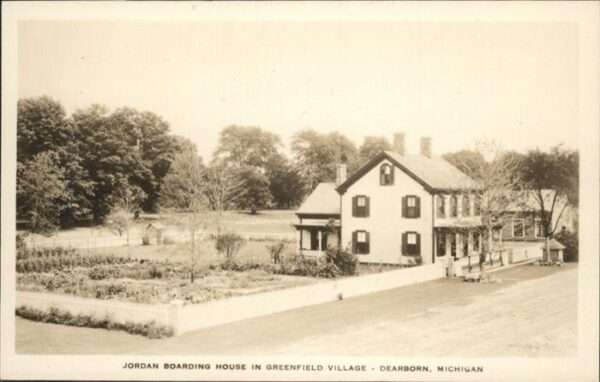 Dearborn Michigan Jordan Boarding House Greenfield Villag