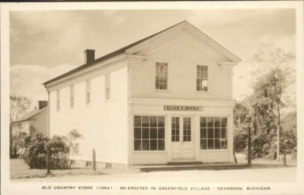 Dearborn Michigan Old Country Store Elias Brown