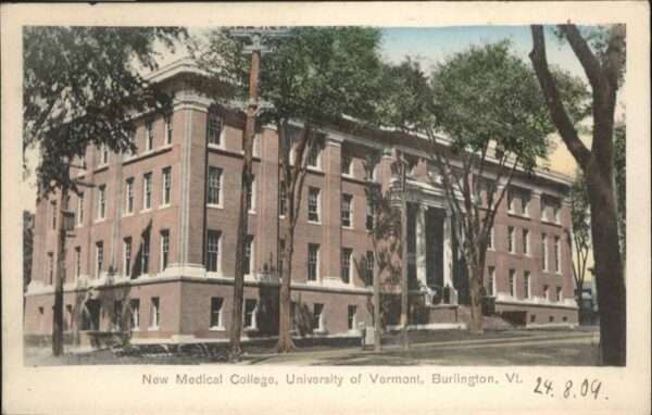 Burlington Vermont New Medical College University