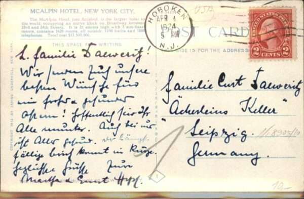 New York City Mc Alpin Hotel – Bild 2