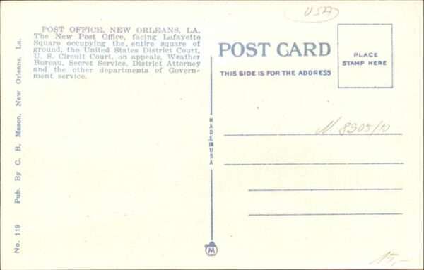 New Orleans Louisiana Post Office – Bild 2