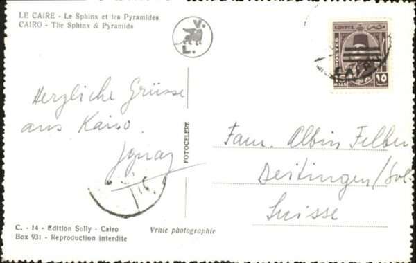Le Caire Sphinx Pyramides – Bild 2