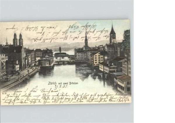 Zuerich zwei Brücken