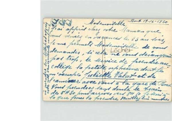 Bort-l Etang [Handschriftlich] – Bild 2