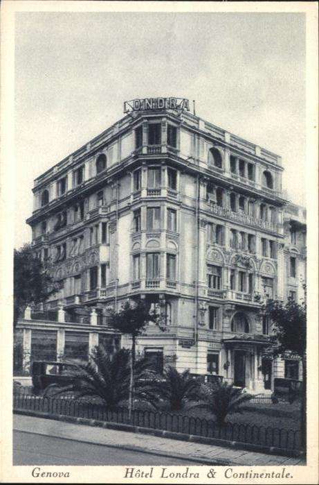 Genova Genua Liguria Hotel Londra Continentale