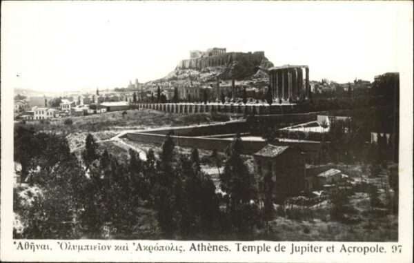 Athenes Athen Temple Jupiter Acropole