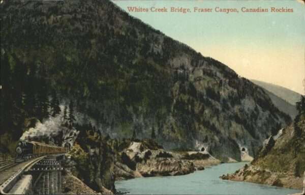 Fraser Canyon Whites Creek Bridge Canadian Rockies Zu