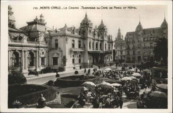 Monte-Carlo Casino Terrasse Cafe de Paris Hotel