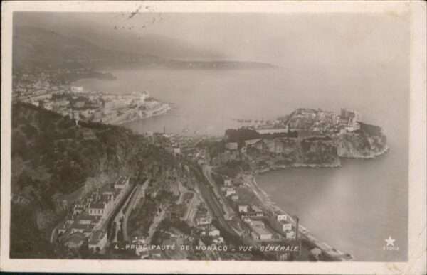 Monaco Principaute Fliegeraufnahme