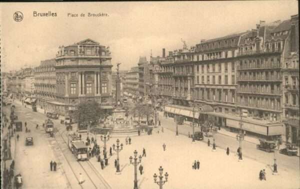 Bruxelles Bruessel Place Brouckere Strassenbahn
