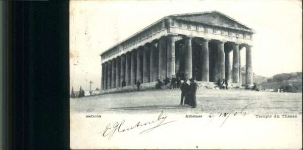 Athenes Athen Temple Thesee