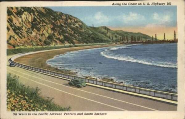 Santa Barbara California Kaufklappkarte
