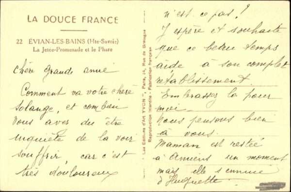 Evian-les-Bains Haute Savoie Jetee Promenade Boot – Bild 2