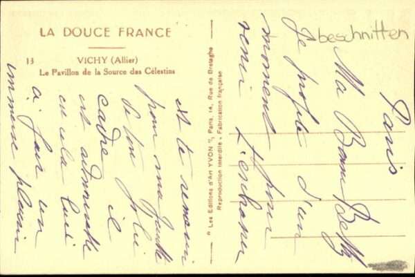 Vichy Allier Pavillon Soucre Celestins – Bild 2