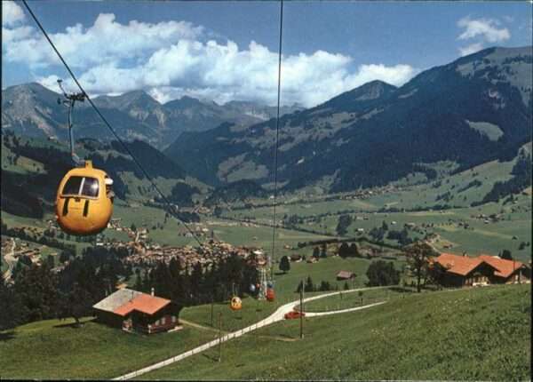 Zweisimmen Gondelbahn Rinderberg