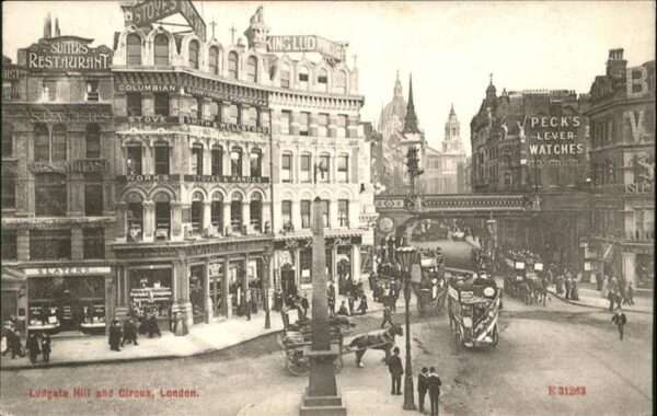 London Ludgate Hille and Circus Kutsche