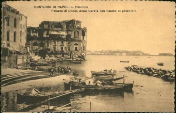 Napoli Neapel Palazzo di Donna Anna Carafa Schiff