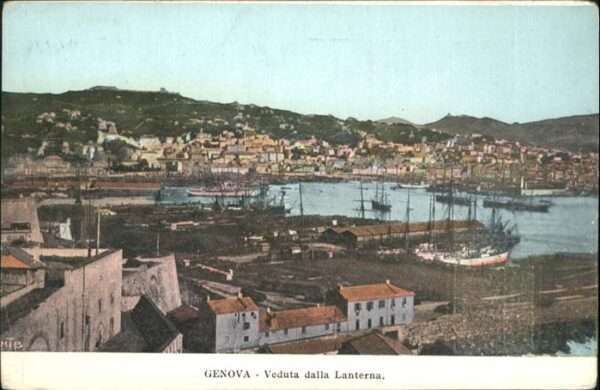 Genova Genua Liguria Schiff Lanterna