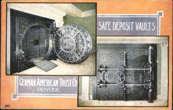 Denver City German American Trust Co Safe Deposit V